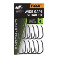 Fox Wide Gape Straight Carp Hooks